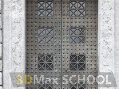Текстуры металлических дверей с орнаментом - 30