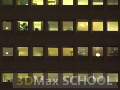Текстуры фасадов зданий ночью - 39