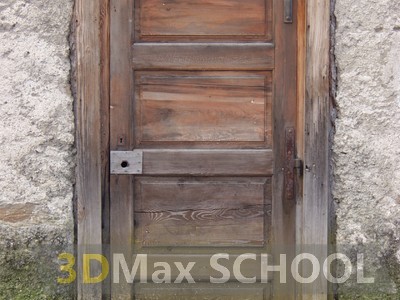 Текстуры деревянных одностворчатых дверей - 22
