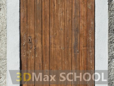 Текстуры деревянных одностворчатых дверей - 29