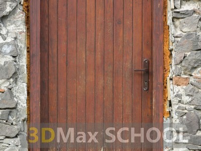 Текстуры деревянных одностворчатых дверей - 40
