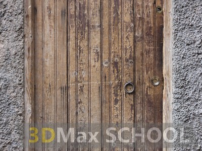 Текстуры деревянных одностворчатых дверей - 43