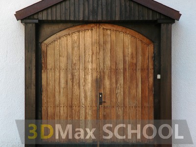 Текстуры деревянных дверей с орнаментами и украшениями - 10
