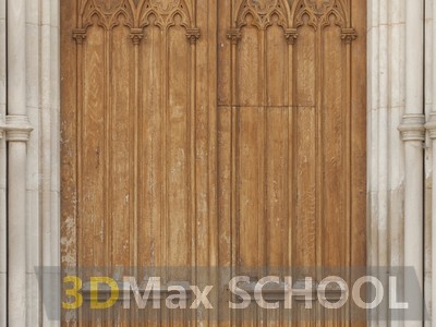 Текстуры деревянных дверей с орнаментами и украшениями - 66