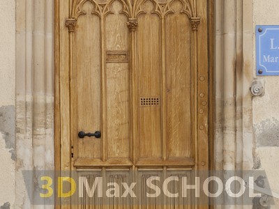 Текстуры деревянных дверей с орнаментами и украшениями - 67