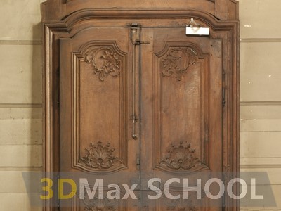 Текстуры деревянных дверей с орнаментами и украшениями - 68