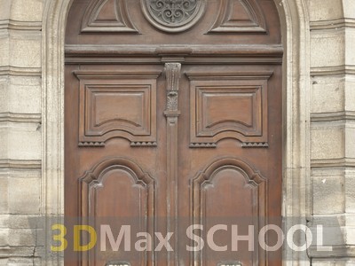 Текстуры деревянных дверей с орнаментами и украшениями - 69