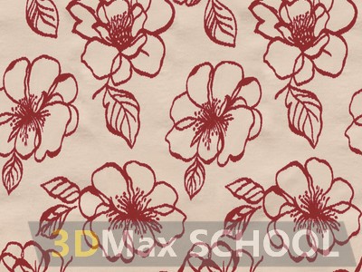 Текстуры ткани с цветами - 58