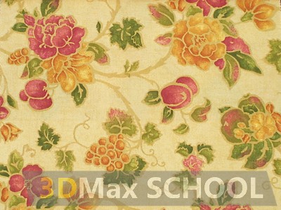 Текстуры ткани с цветами - 111