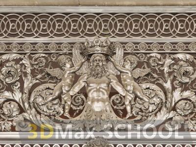 Текстуры старинных орнаментов, узоров и отделки - 543