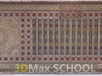 Текстуры старинных орнаментов, узоров и отделки - Мавританские узоры - 102