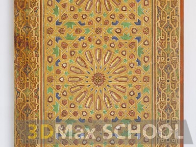 Текстуры старинных орнаментов, узоров и отделки - Мавританские узоры - 107