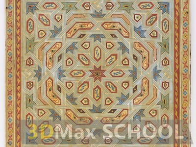 Текстуры старинных орнаментов, узоров и отделки - Мавританские узоры - 108