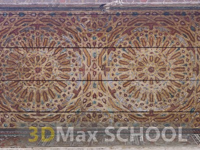Текстуры старинных орнаментов, узоров и отделки - Мавританские узоры - 111