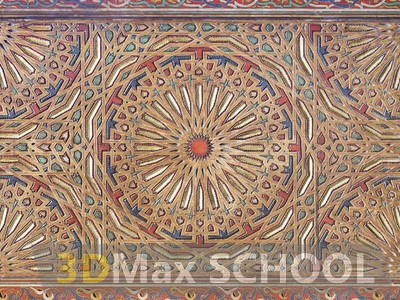 Текстуры старинных орнаментов, узоров и отделки - Мавританские узоры - 112