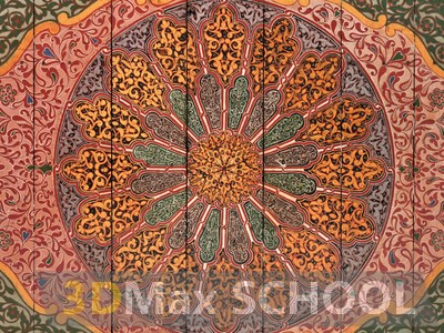 Текстуры старинных орнаментов, узоров и отделки - Мавританские узоры - 78