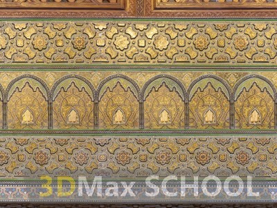Текстуры старинных орнаментов, узоров и отделки - Мавританские узоры - 119