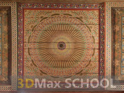 Текстуры старинных орнаментов, узоров и отделки - Мавританские узоры - 134