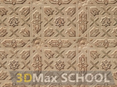Текстуры старинных орнаментов, узоров и отделки - Мавританские узоры - 138