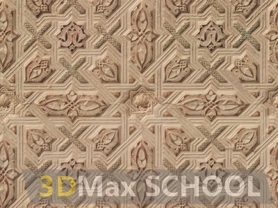Текстуры старинных орнаментов, узоров и отделки - Мавританские узоры - 139