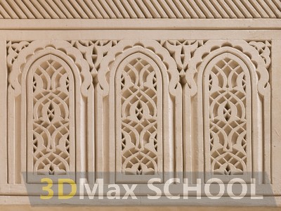 Текстуры старинных орнаментов, узоров и отделки - Мавританские узоры - 172