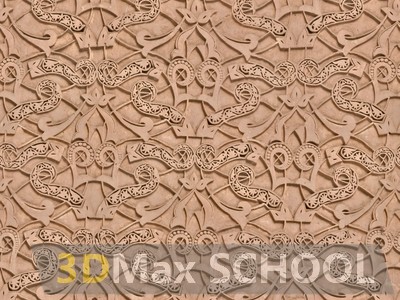 Текстуры старинных орнаментов, узоров и отделки - Мавританские узоры - 182