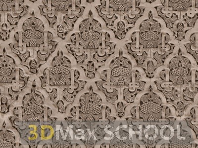 Текстуры старинных орнаментов, узоров и отделки - Мавританские узоры - 189