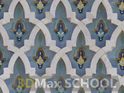 Текстуры старинных орнаментов, узоров и отделки - Мавританские узоры - 216