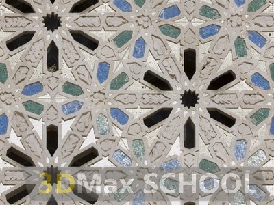 Текстуры старинных орнаментов, узоров и отделки - Мавританские узоры - 220